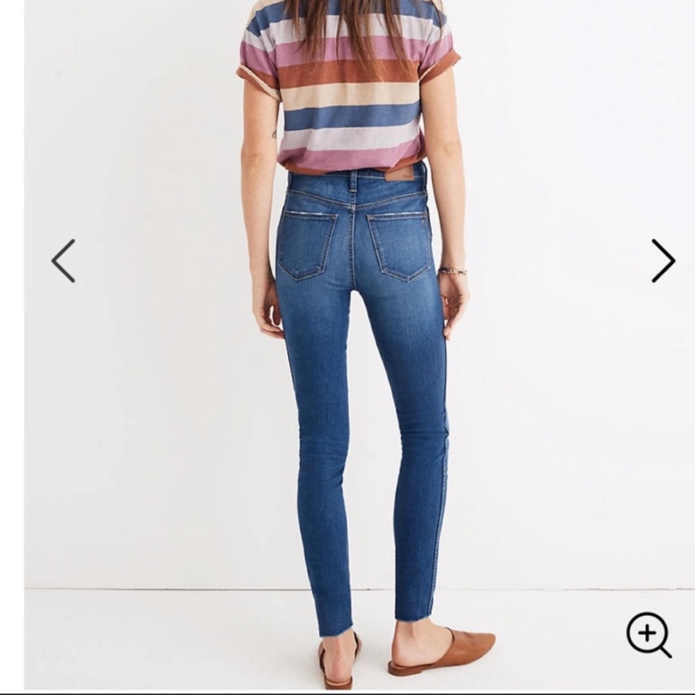 Madewell 10” high rise skinny jeans - Picture 2 of 6